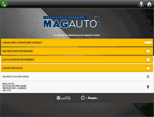 Tablet Screenshot of mag-auto.ca
